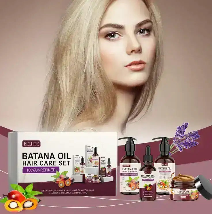 batana oil hair care set