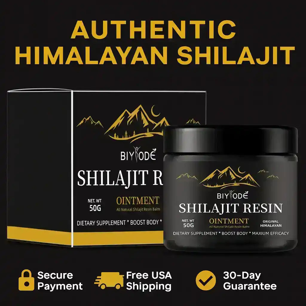 Himalayan shilajit resin supplement