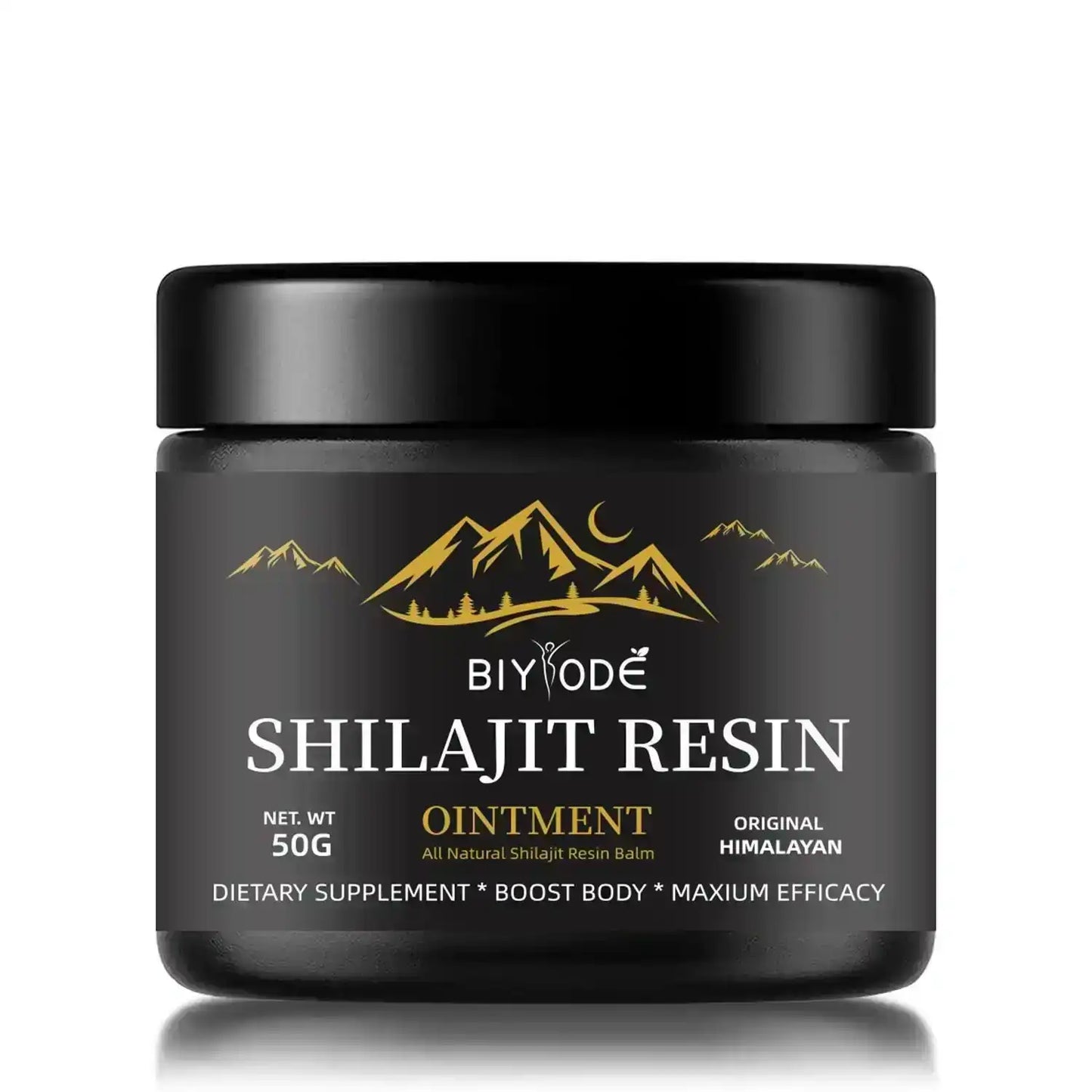 Himalayan shilajit resin supplement
