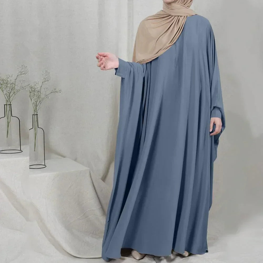 Eid Hooded Muslim Women Hijab Dress Prayer Garment Jilbab Abaya Long Khimar Full Cover Ramadan Gown Abayas Islamic Clothes Niqab - MELevant