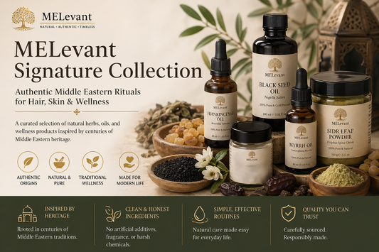 MELevant Signature Collection natural Middle Eastern oils herbs wellness products