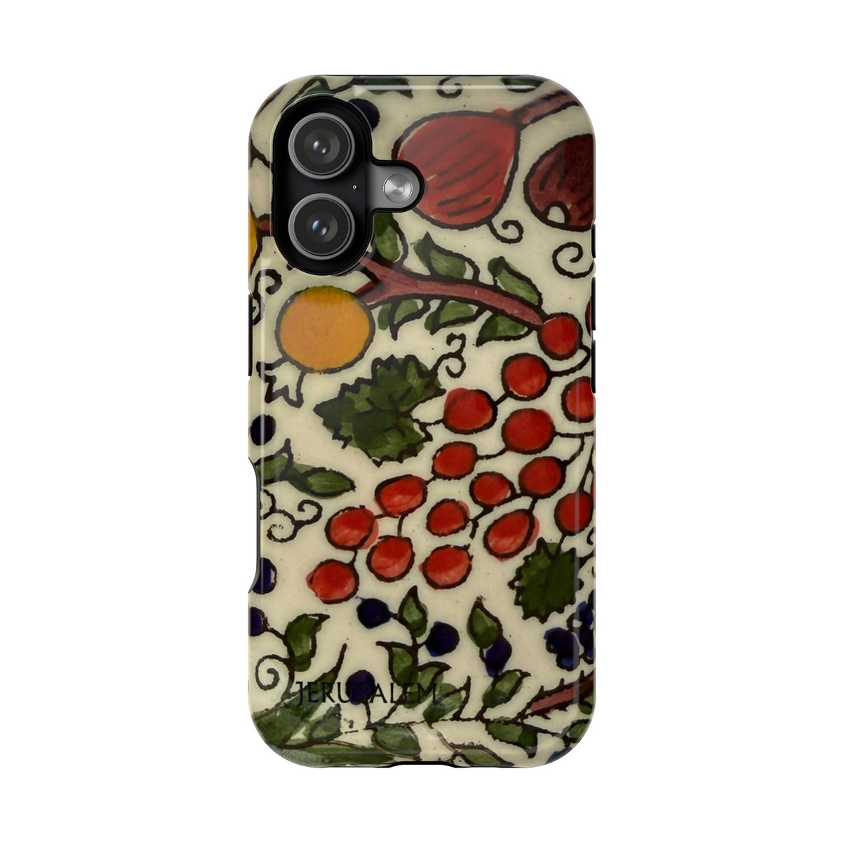 Jerusalem City Fruits Design Iphone Magnetic Tough Case