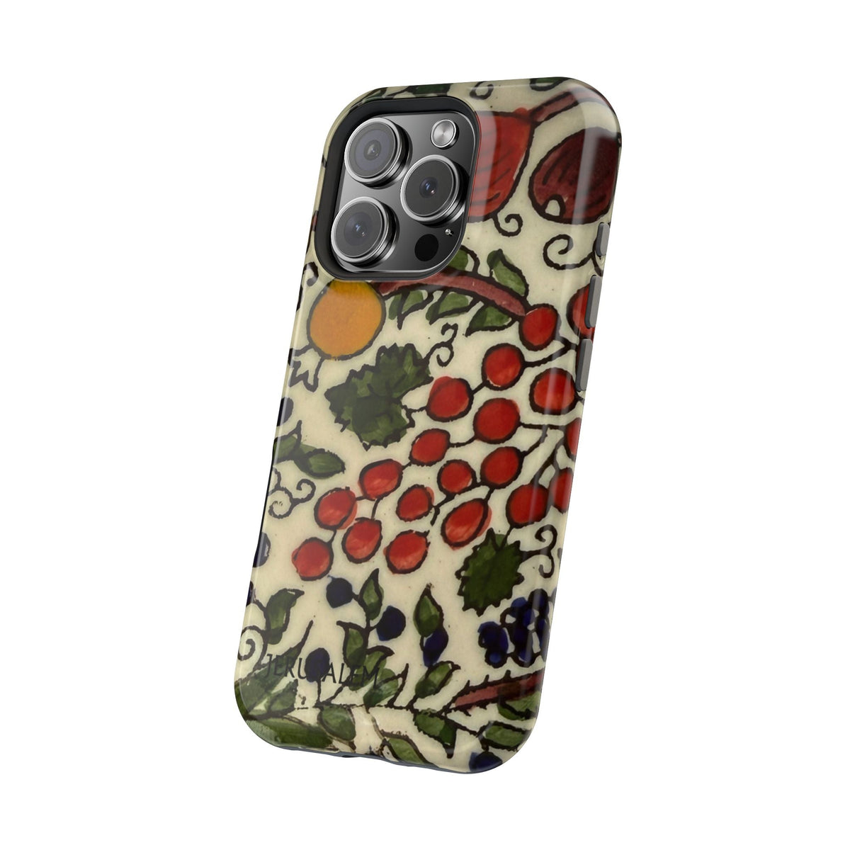 Jerusalem City Fruits Design Iphone Magnetic Tough Case