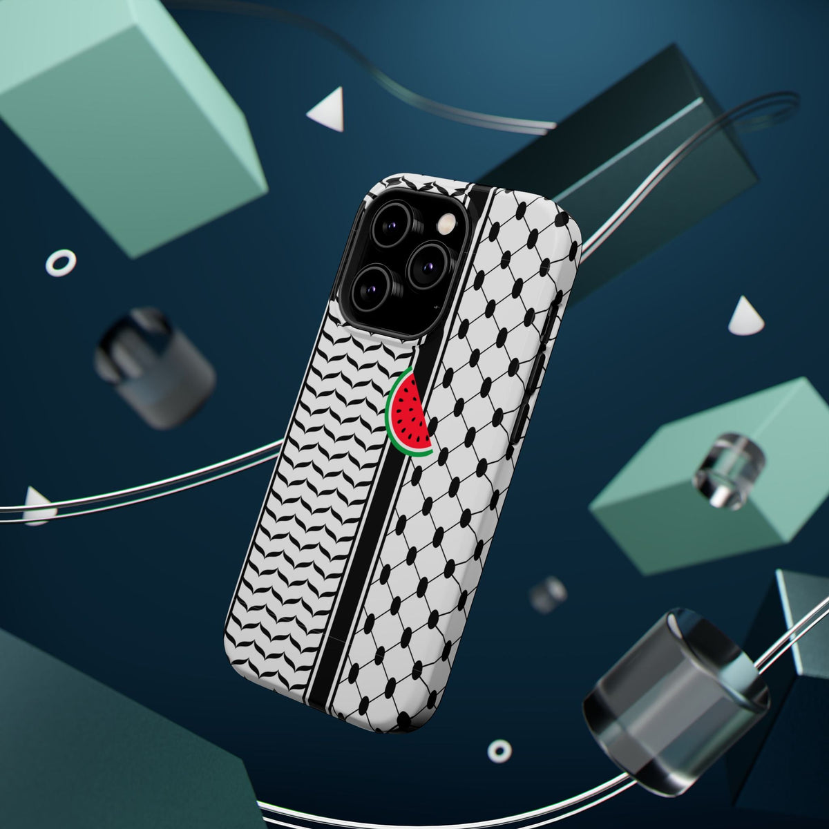 Kufieh Geometric Design Iphone Magnetic Tough Case
