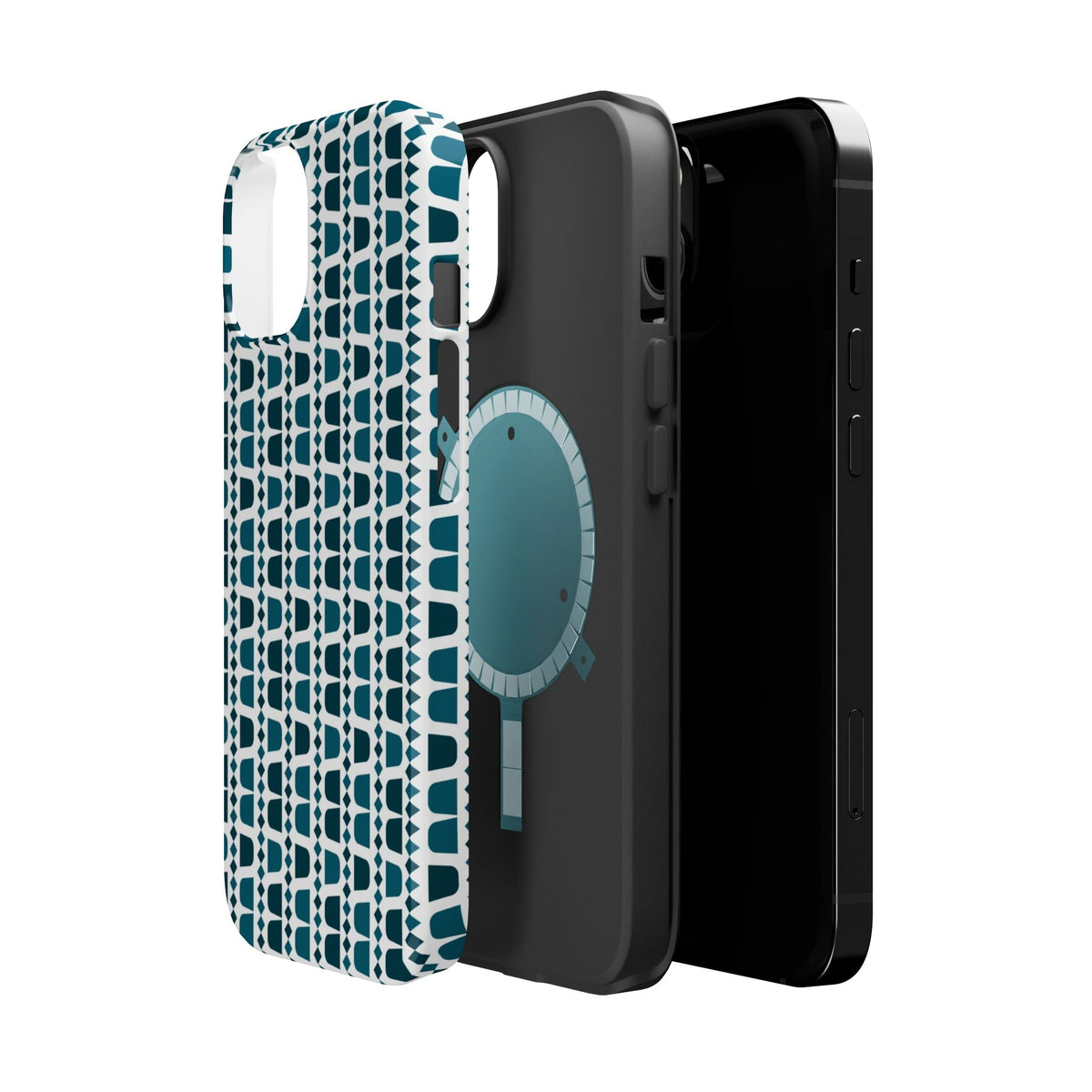 Arabic Coffee ☕️ cups Geometric Design Iphone Magnetic Tough Case
