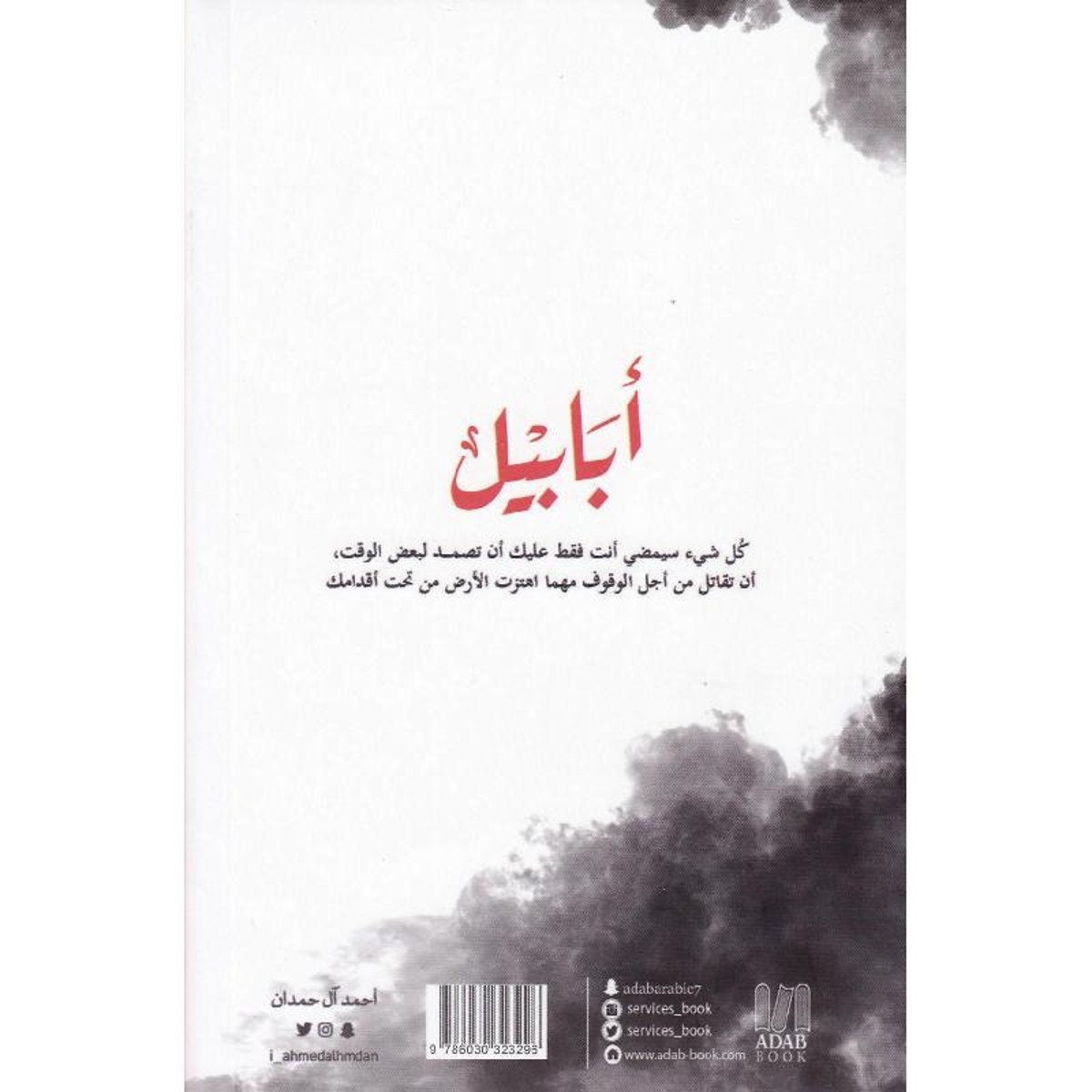 Arabic Novel Book رواية ابابيل الحب هو التوأم اللطيف للموت