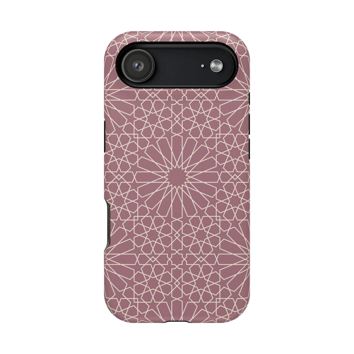 Pink Flower 🌸 Geometric Design Iphone Magnetic Tough Case