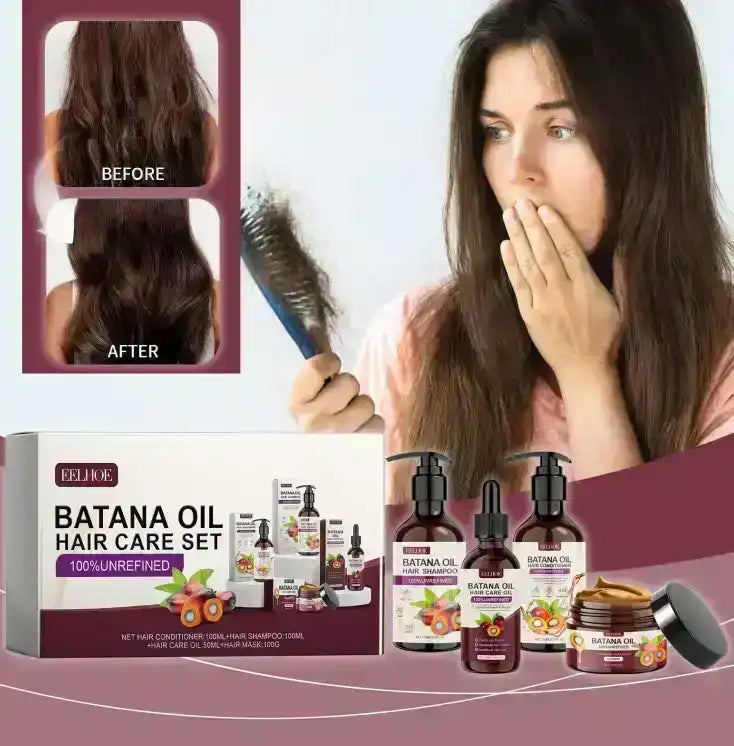 batana oil hair care set
