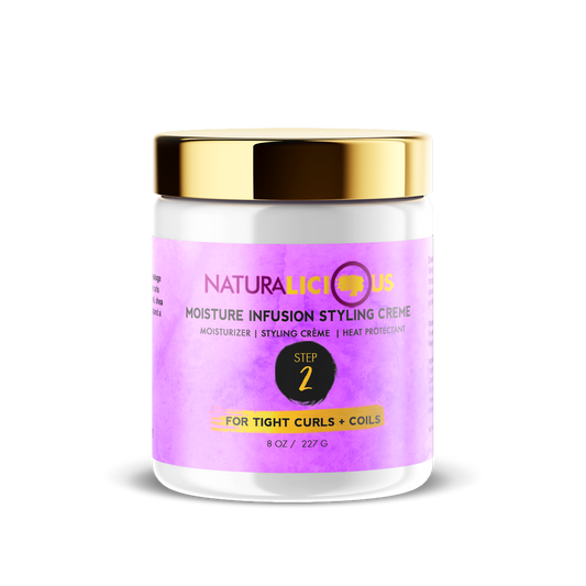Step 2: Moisture Infusion Styling Creme (For Tight Curls)