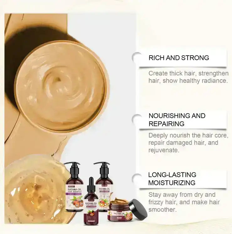 batana oil hair care set