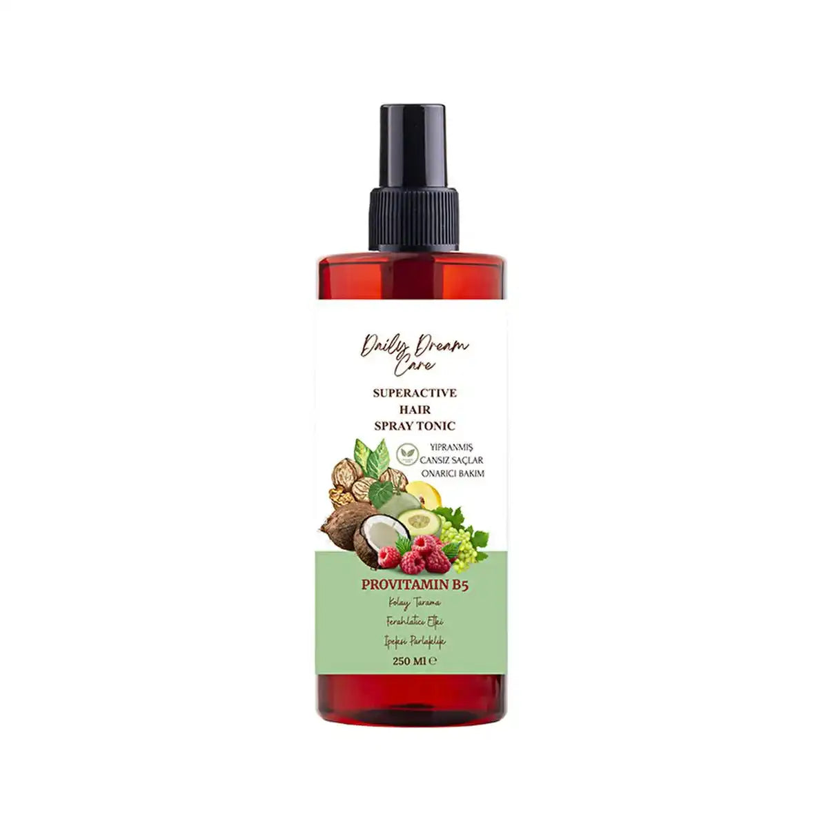 Daily Dream Care Superactive Hair Spray Tonic with Provitamin B5, natural ingredients for healthy hair care