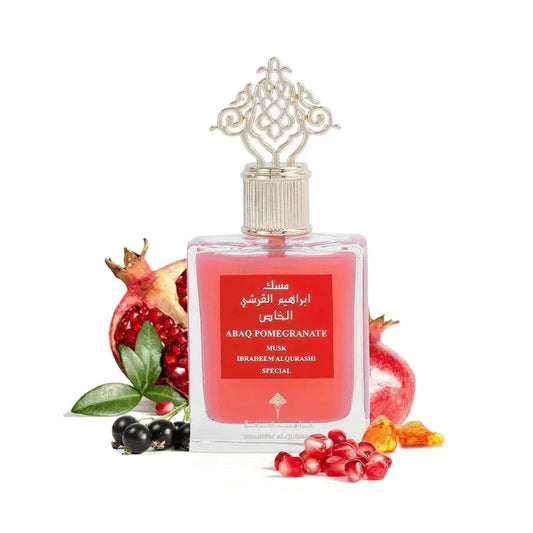 Abaq Pomegranate Musk | Ibraheem Al Qurashi | 75 Ml. مسك إبراهيم القرشي (رمان) | Authentic Middle Eastern Quality - MELevant