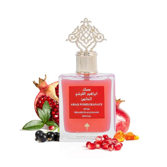 Abaq Pomegranate Musk | Ibraheem Al Qurashi | 75 Ml. مسك إبراهيم القرشي (رمان)