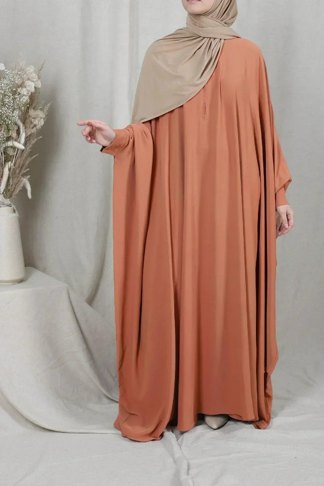 Eid Hooded Muslim Women Hijab Dress Prayer Garment Jilbab Abaya Long Khimar Full Cover Ramadan Gown Abayas Islamic Clothes Niqab - MELevant