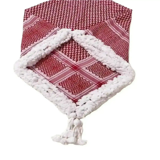 red-fringed-shemagh-jordanian-shemagh-arab-scarf-hatta-kuffiye-shmagh-mhdb-mlky-authentic-middle-eastern-quality-347622 - MELevant