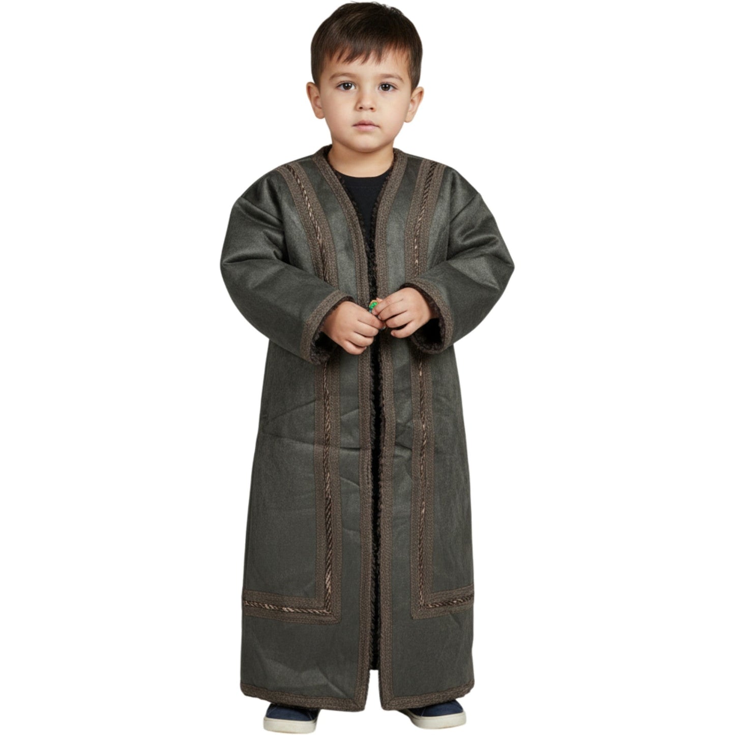 Kids Winter Fur Coat – Hooded & Stylish for 3-4 Year Olds, Warm Faux Fur Outerwear