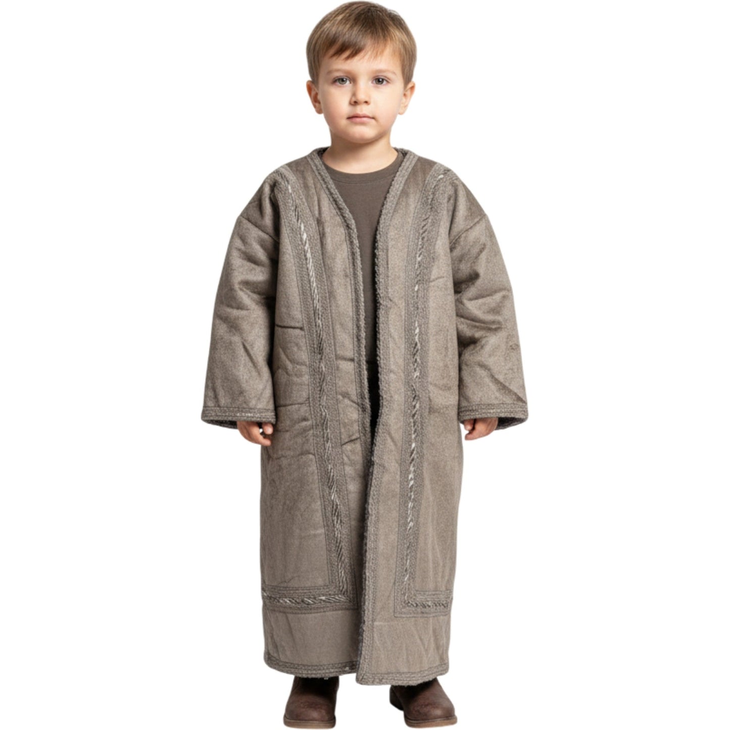 Kids Winter Fur Coat – Hooded & Stylish for 3-4 Year Olds, Warm Faux Fur Outerwear