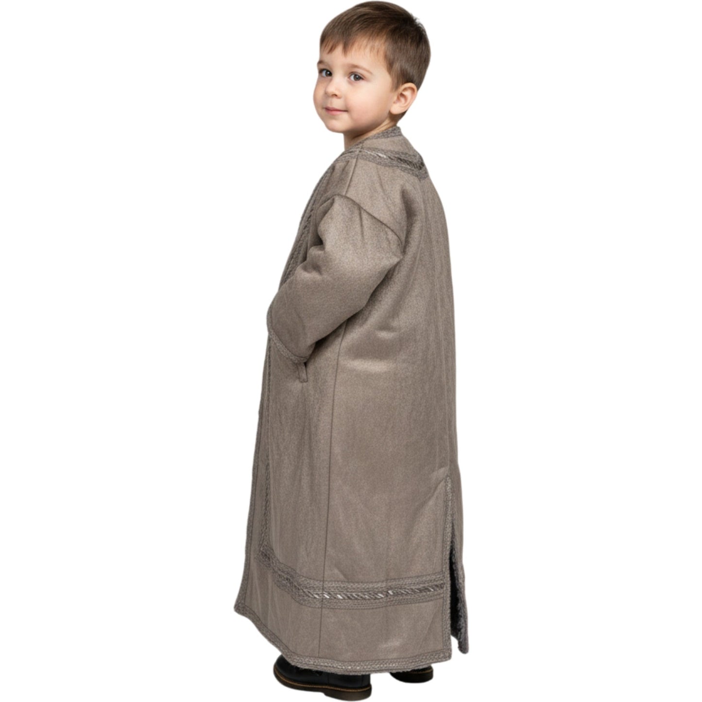 Kids Winter Fur Coat – Hooded & Stylish for 3-4 Year Olds, Warm Faux Fur Outerwear