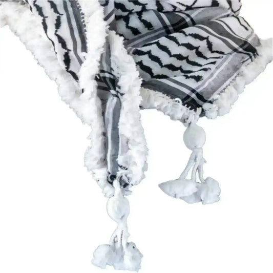 white-fringed-shemagh-jordanian-shemagh-arab-scarf-hatta-kuffiye-shmagh-mhdb-mlky-authentic-middle-eastern-quality-153692 - MELevant